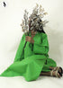 NZSC-1505 Stiched 2 Piece ligh green Co Ord Set Cotton